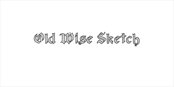 Old Wise Sketch Logo