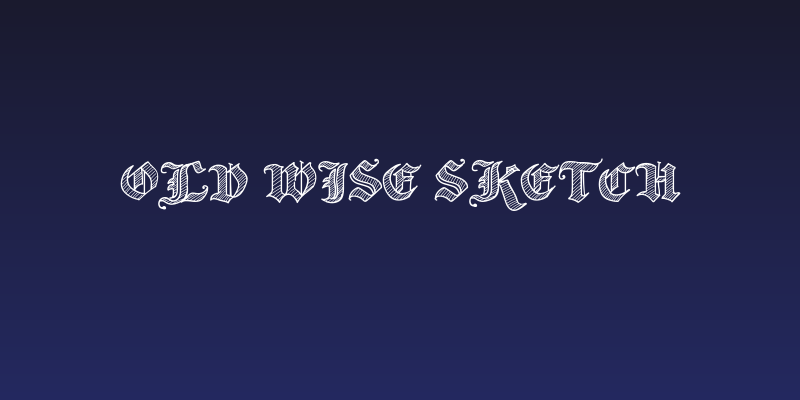 Old Wise Sketch Social Header