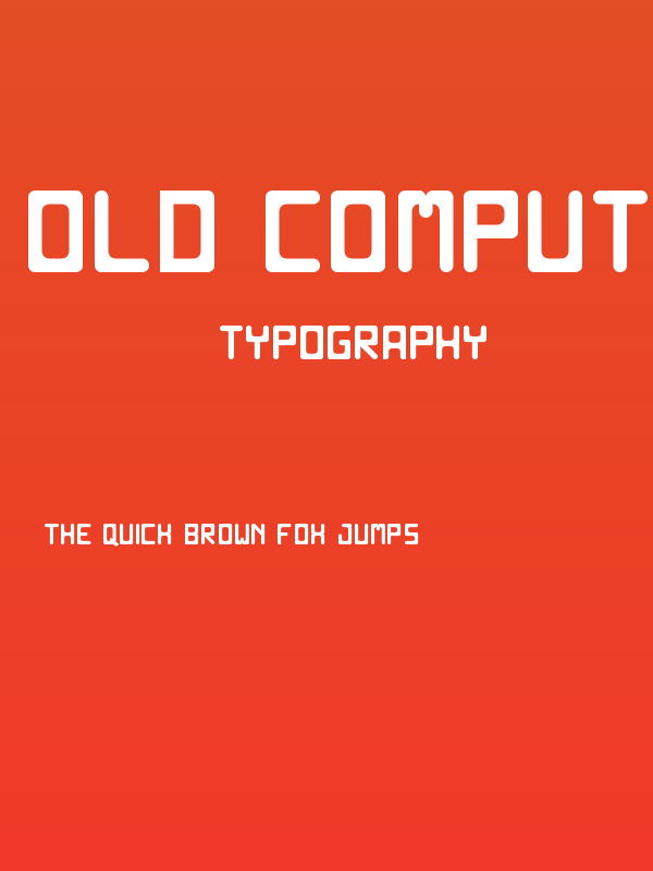 Old computer St Poster