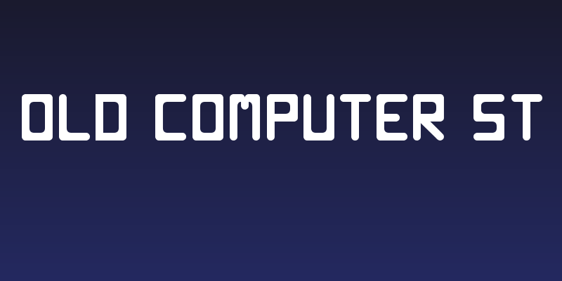 Old computer St Social Header