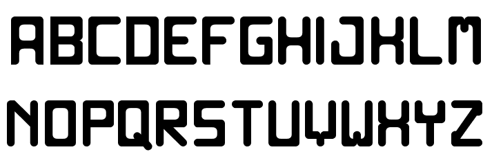 Old computer St Font LOWERCASE