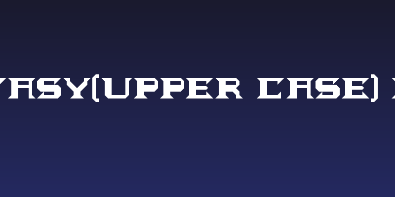 Old fantasy[upper case] Regular Social Header