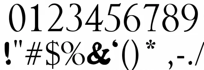 Old news Font OTHER CHARS