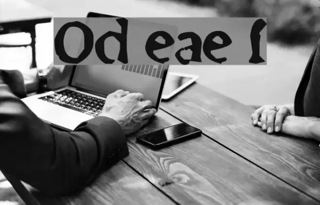 Old newspaper font Polices examples