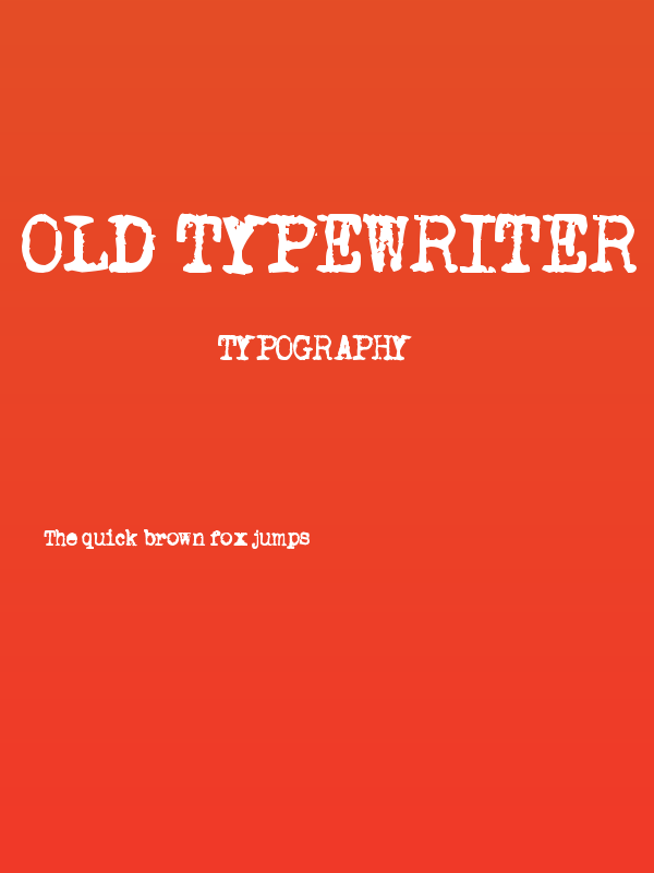 Old typewriter Poster