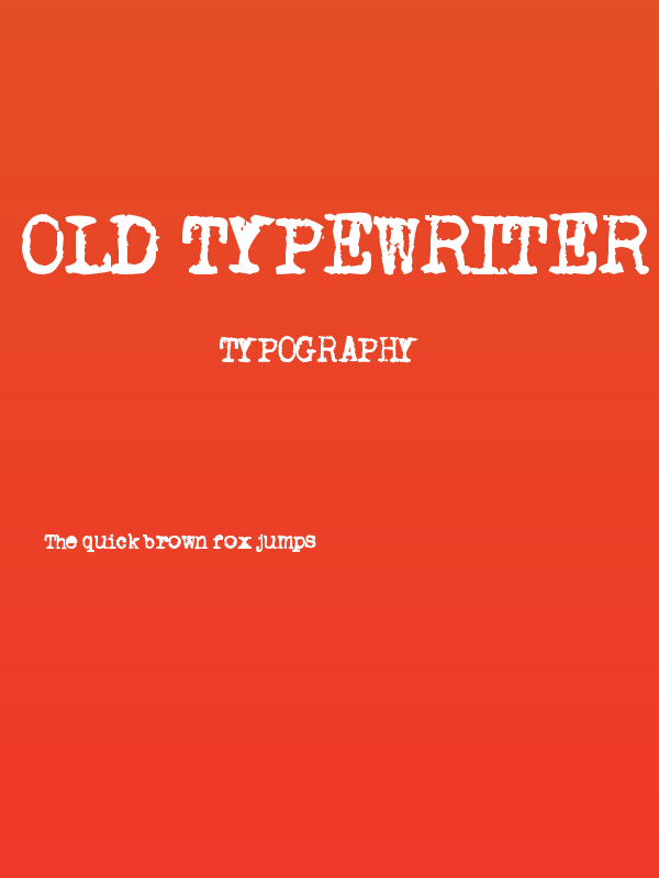 Old typewriter Poster