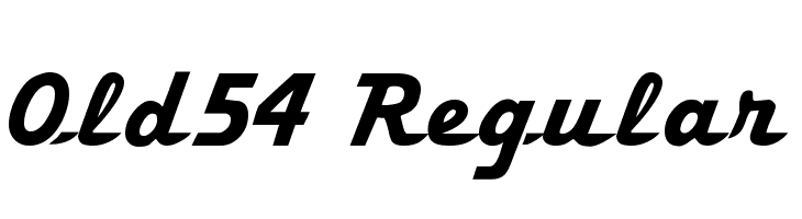 Old54 Regular  font caratteri gratis
