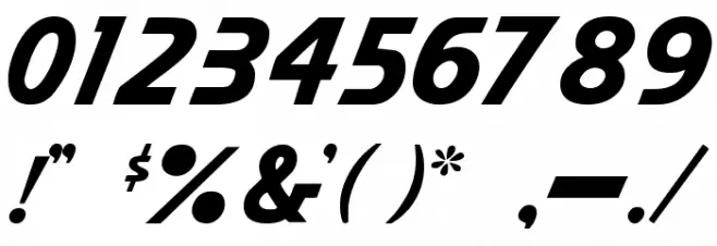 Old54 Regular Font OTHER CHARS