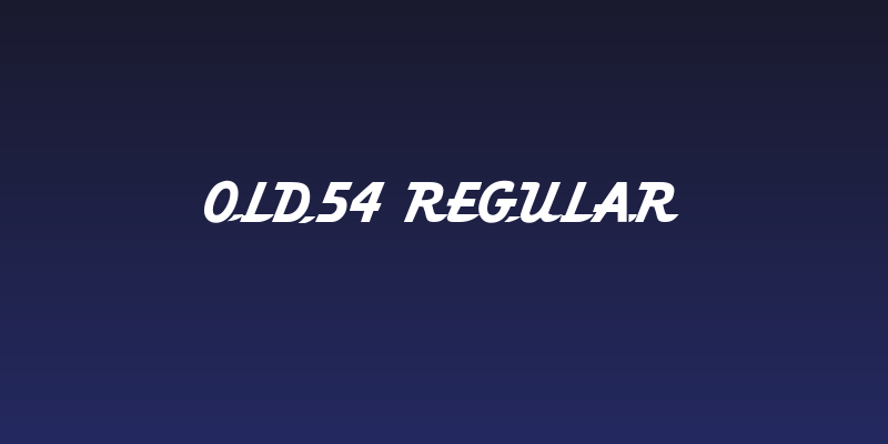 Old54 Regular Social Header