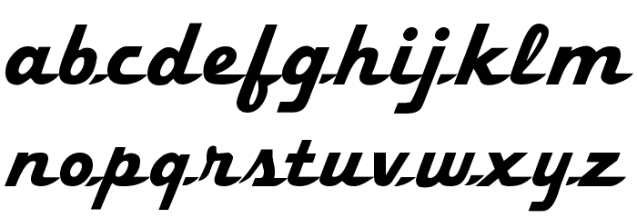 Old54 Regular Font LOWERCASE