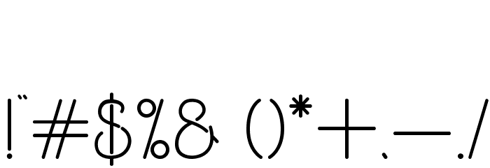 OldAlpha Font OTHER CHARS