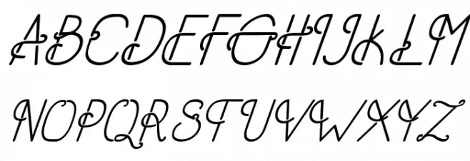OldAlphaItalic Шрифта ВЕРХНИЙ