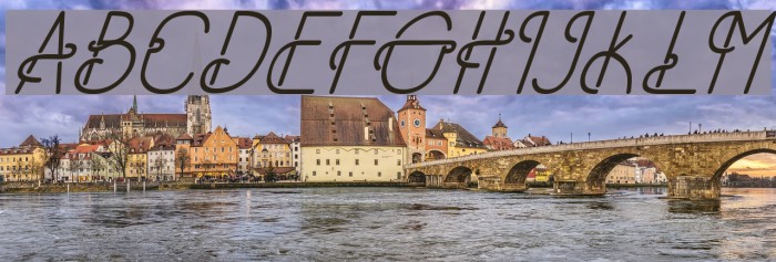 OldAlphaItalic Font examples