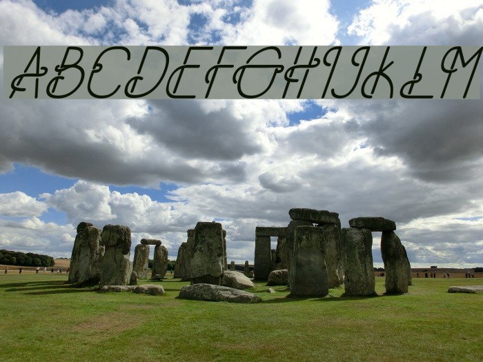 OldAlphaItalic Font examples