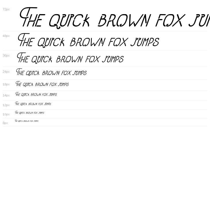 OldAlphaItalic Waterfall