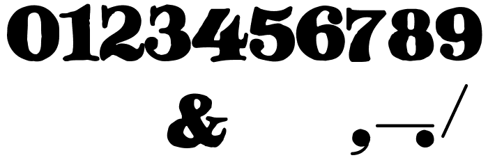 OldAntique Font OTHER CHARS