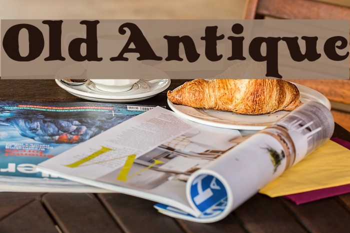 OldAntique Font examples