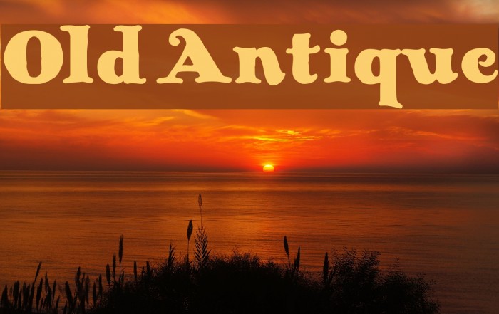 OldAntique Font examples
