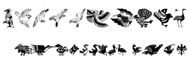 OldBirdsDesignTwo Font OTHER CHARS