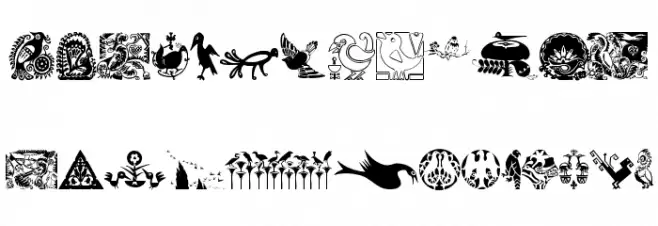OldBirdsDesigns Fonte MAIÚSCULAS