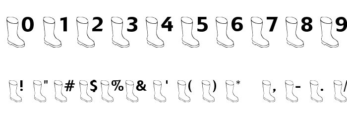OldBoot フォント その他の文字