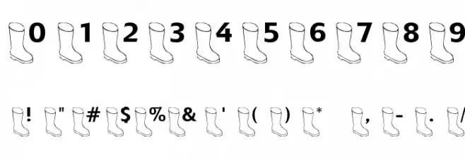 OldBoot フォント その他の文字