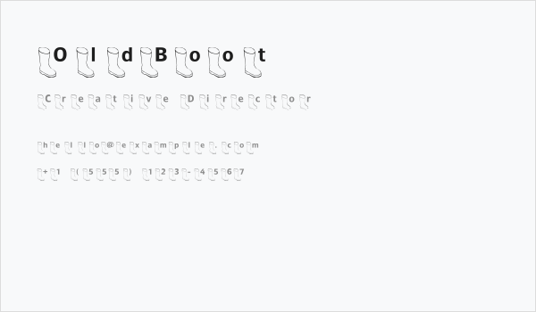 OldBoot Business Card