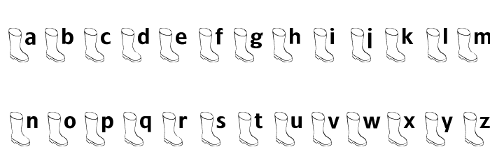 OldBoot フォント 小文字