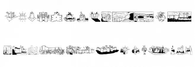 OldCastles フォント 大文字