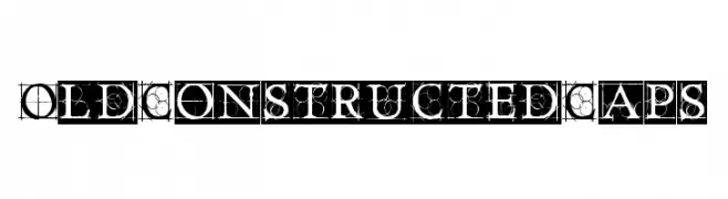 OldConstructedCaps  Frei Schriftart Herunterladen