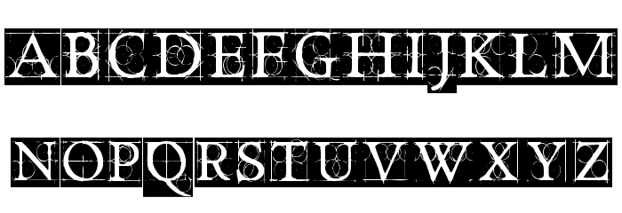 OldConstructedCaps Font LOWERCASE