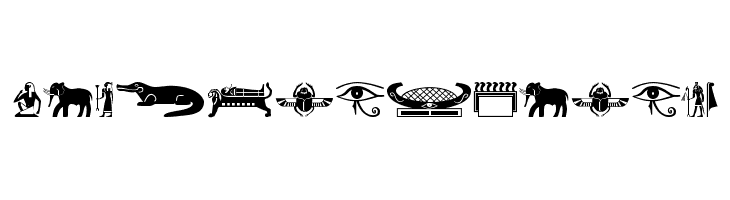 OldEgyptGlyphs  font caratteri gratis