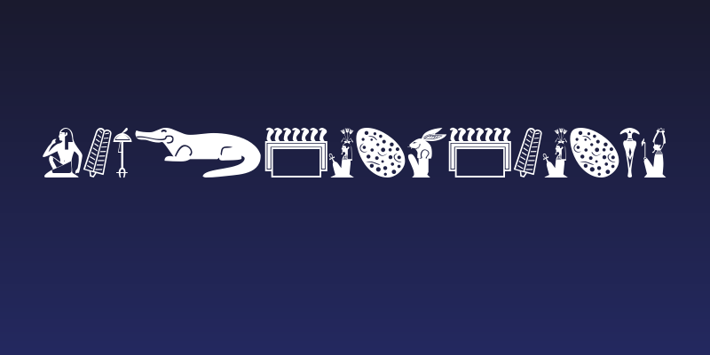 OldEgyptGlyphs Social Header