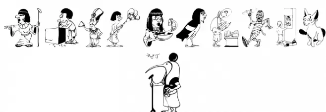 OldEgyptOne Font OTHER CHARS