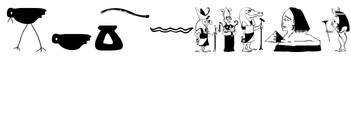 OldEgyptTwo Font OTHER CHARS