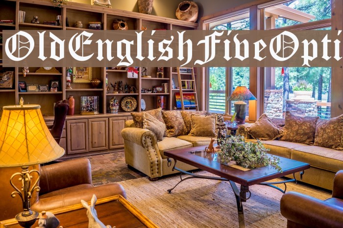 OldEnglishFiveOpti Font examples