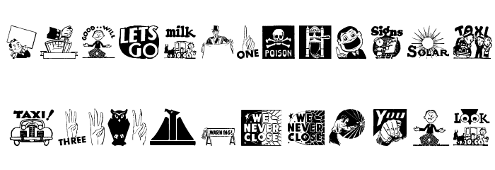 OldEyeCatchers Font LOWERCASE