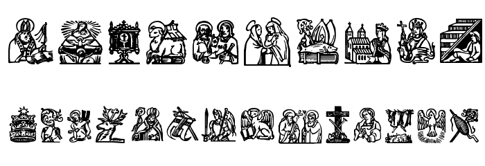OldFarmersCalendarBats01 Font OTHER CHARS