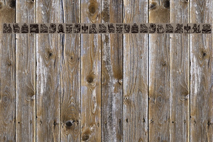 OldFarmersCalendarBats01 Font examples