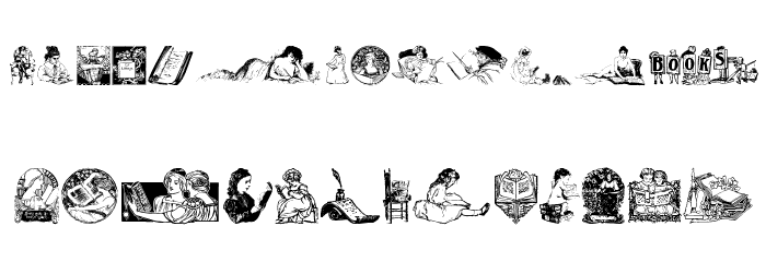 OldFashioned Illus. Font LOWERCASE