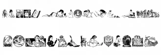 OldFashioned Illus. Caratteri MINUSCOLO