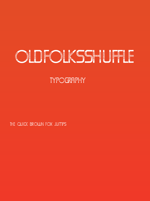 OldFolksShuffle Poster
