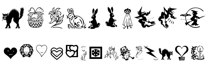 OldFriends Font OTHER CHARS
