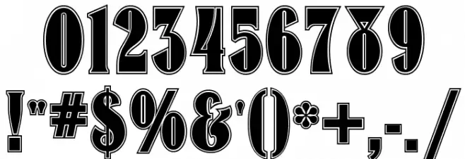 OldGateLaneNF Font OTHER CHARS