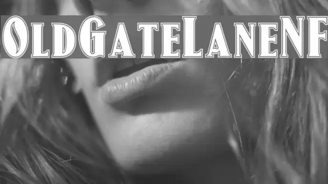 OldGateLaneNF Font examples