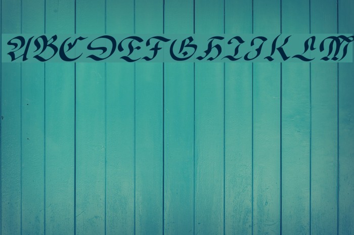 OldGerman-Itali Font examples