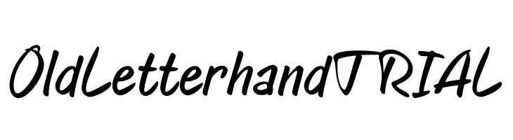 OldLetterhandTRIAL  नि: शुल्क फ़ॉन्ट्स डाउनलोड