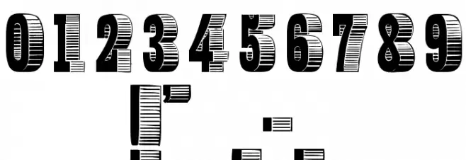 OldLettresOmbrees Font OTHER CHARS