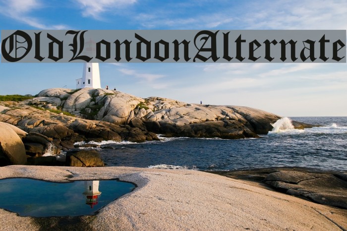 OldLondonAlternate Font examples