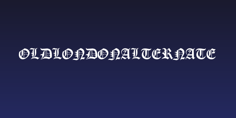 OldLondonAlternate Social Header